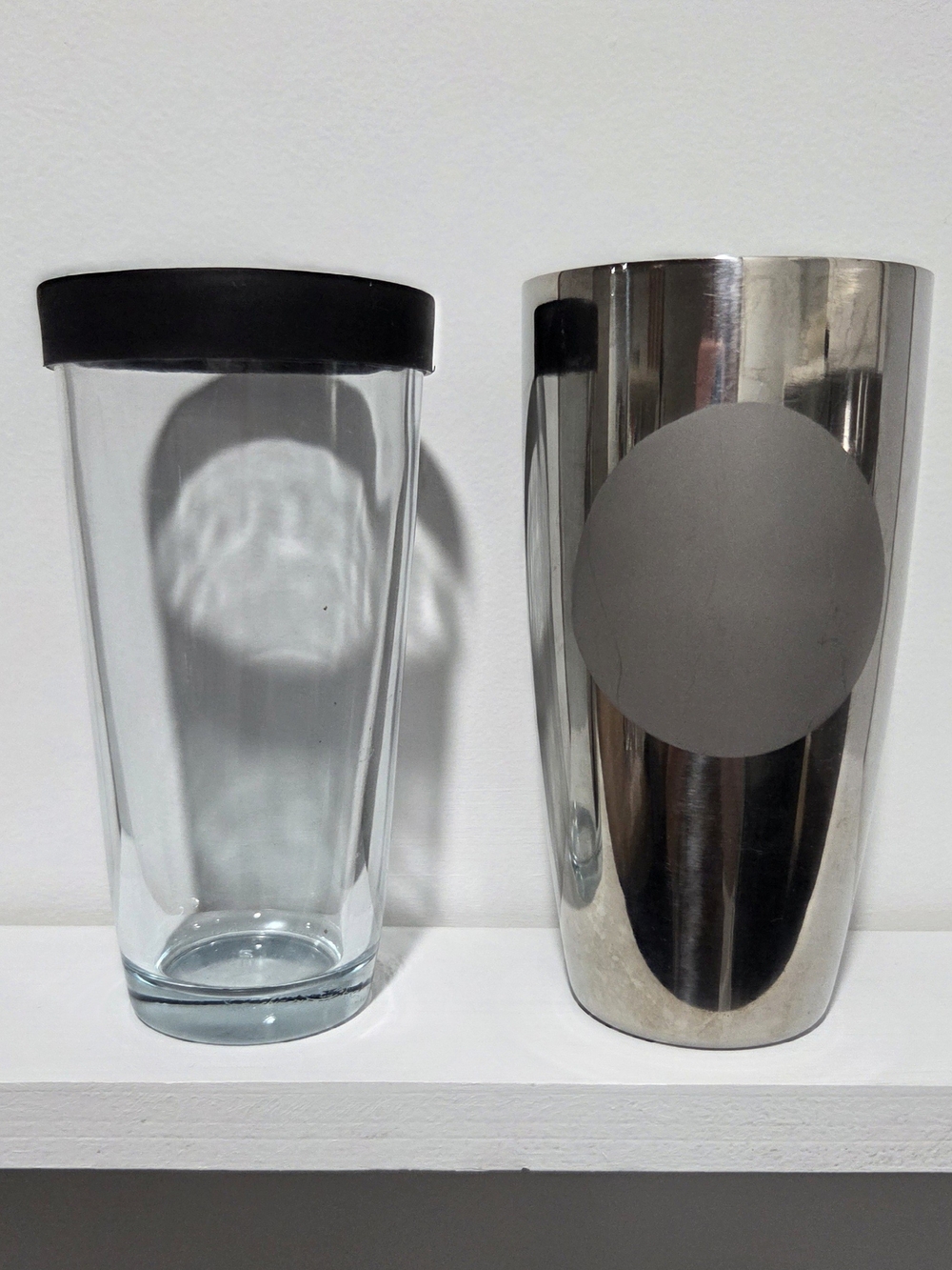 Vintage IKEA Stainless Steel Boston Cocktail Shaker Set